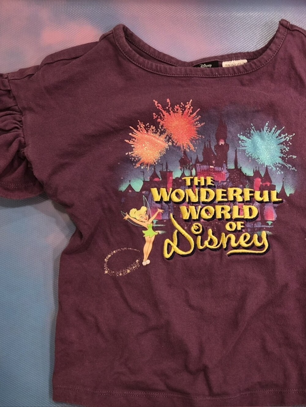 Kids Purple Tinker Bell LIMITED EDITION 100 YEARS Graphic Tee
